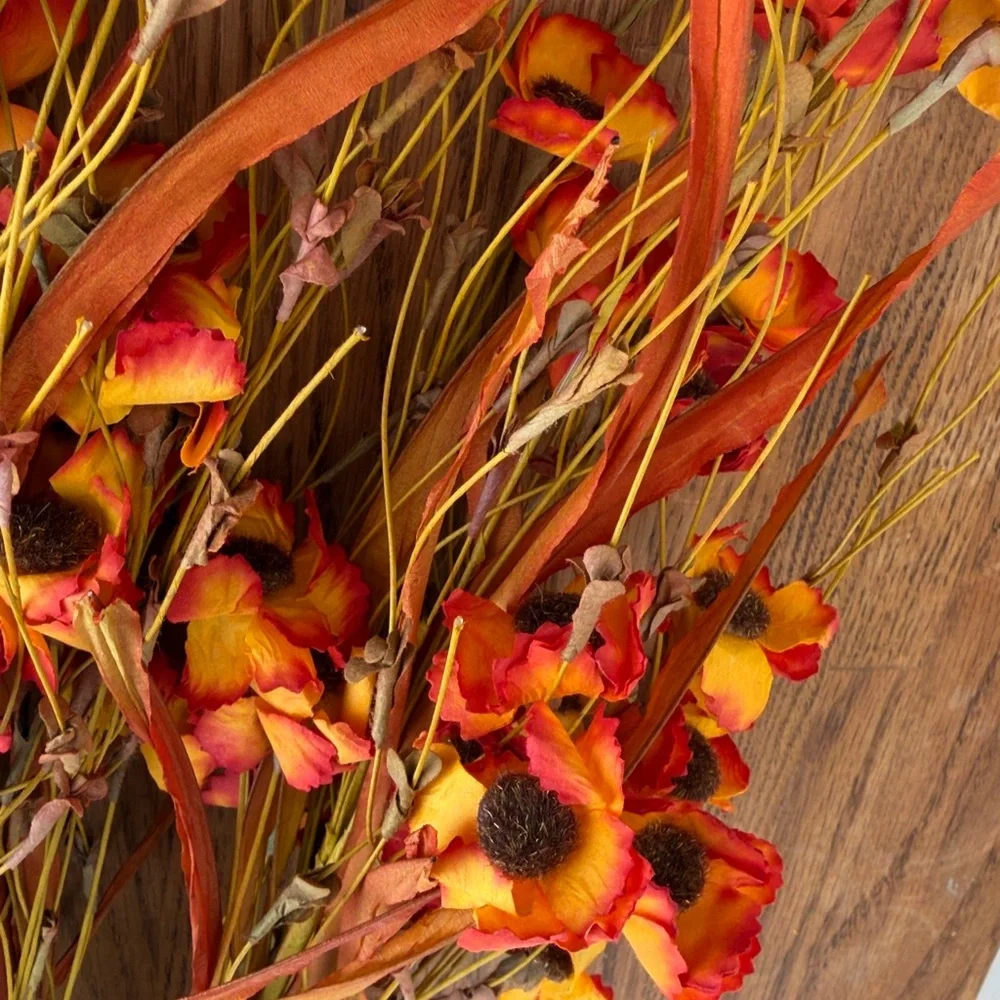 Hobby Lobby Faux Fall Flowers 4 Stem Bundle NWT